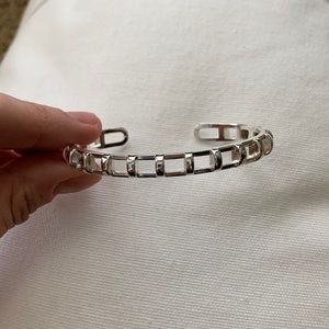 NWOT Stella & Dot Cage Cuff Silver